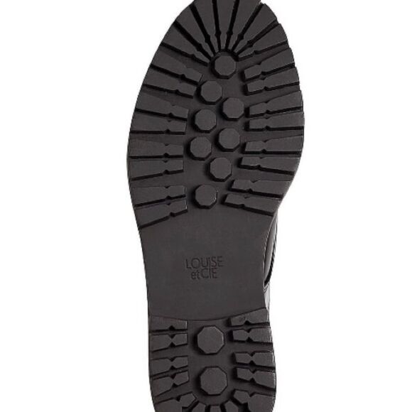 Louise Et Cie Saliha Chunky Brown Leather Lug sole moto chic Boot 11M/43 NWOB - Picture 6 of 10